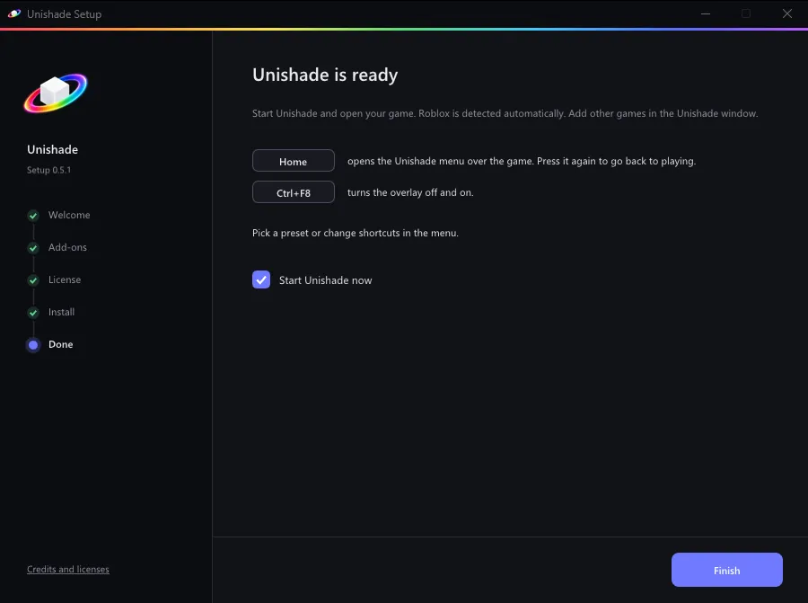 Setup’s last page